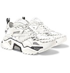 CALVIN KLEIN 205W39NYC - Strike 205 Mesh, Suede, Neoprene, and Leather Sneakers - Men - White