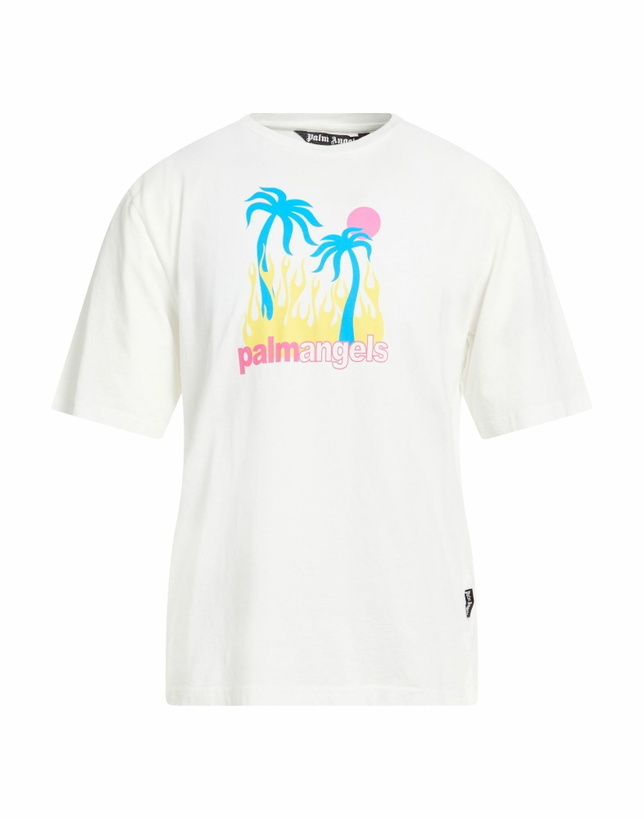 Photo: Palm Angels Mens T-shirt in White