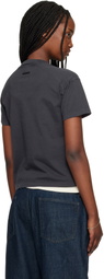 Fear of God ESSENTIALS Black Campus Classic Short Sleeve T-shirt