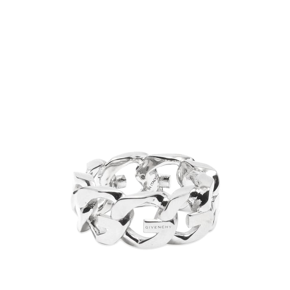 Photo: Givenchy Men's G Chain Ring in Silver