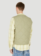 Liner Sleeveless Jacket in Green