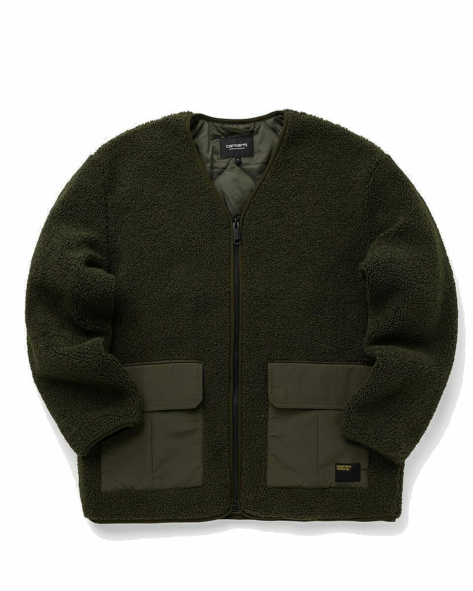 Photo: Carhartt Wip Devin Liner Green - Mens - Fleece Jackets