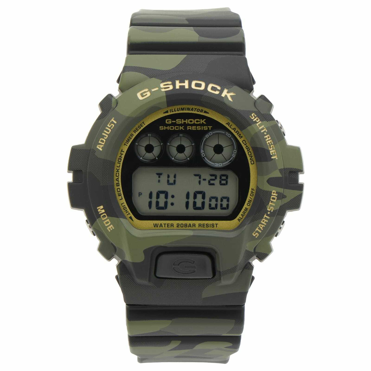 G-Shock DW-6900CMG-3ER Bold Camo Series Watch in Multi 