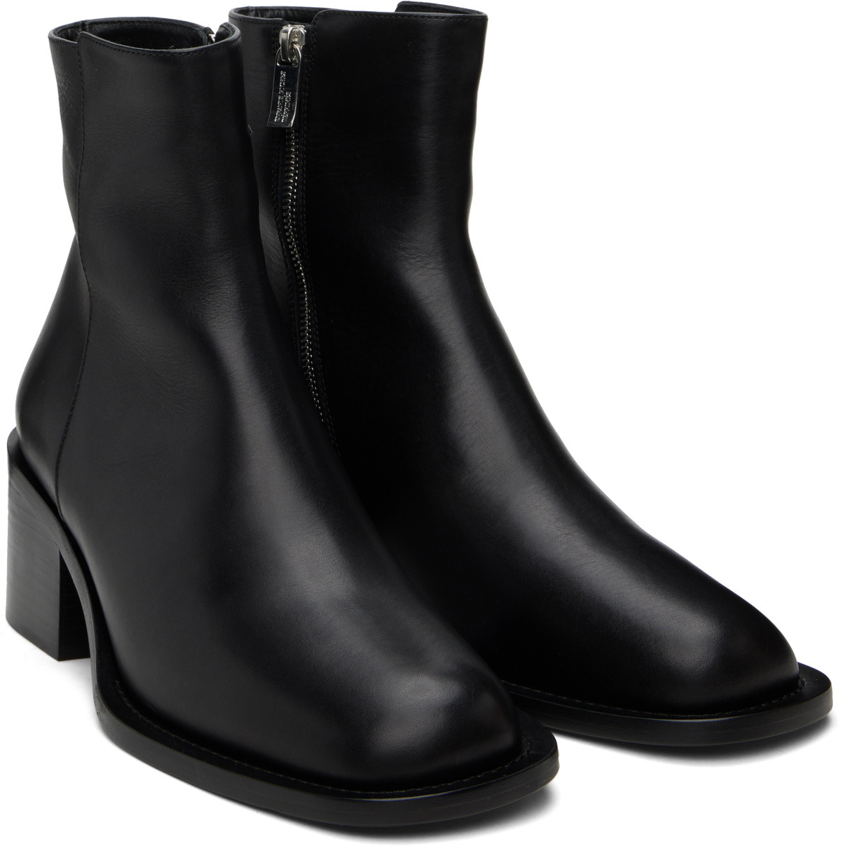Enfants Riches Déprimés Black Night Version Square Toe Franky Boots