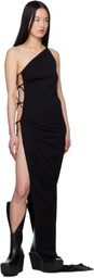 Rick Owens DRKSHDW Black Hollywood Taco Maxi Dress