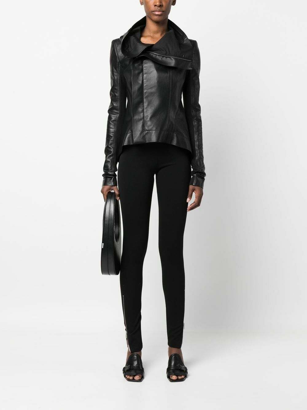 RICK OWENS - Leather Jacket Rick Owens