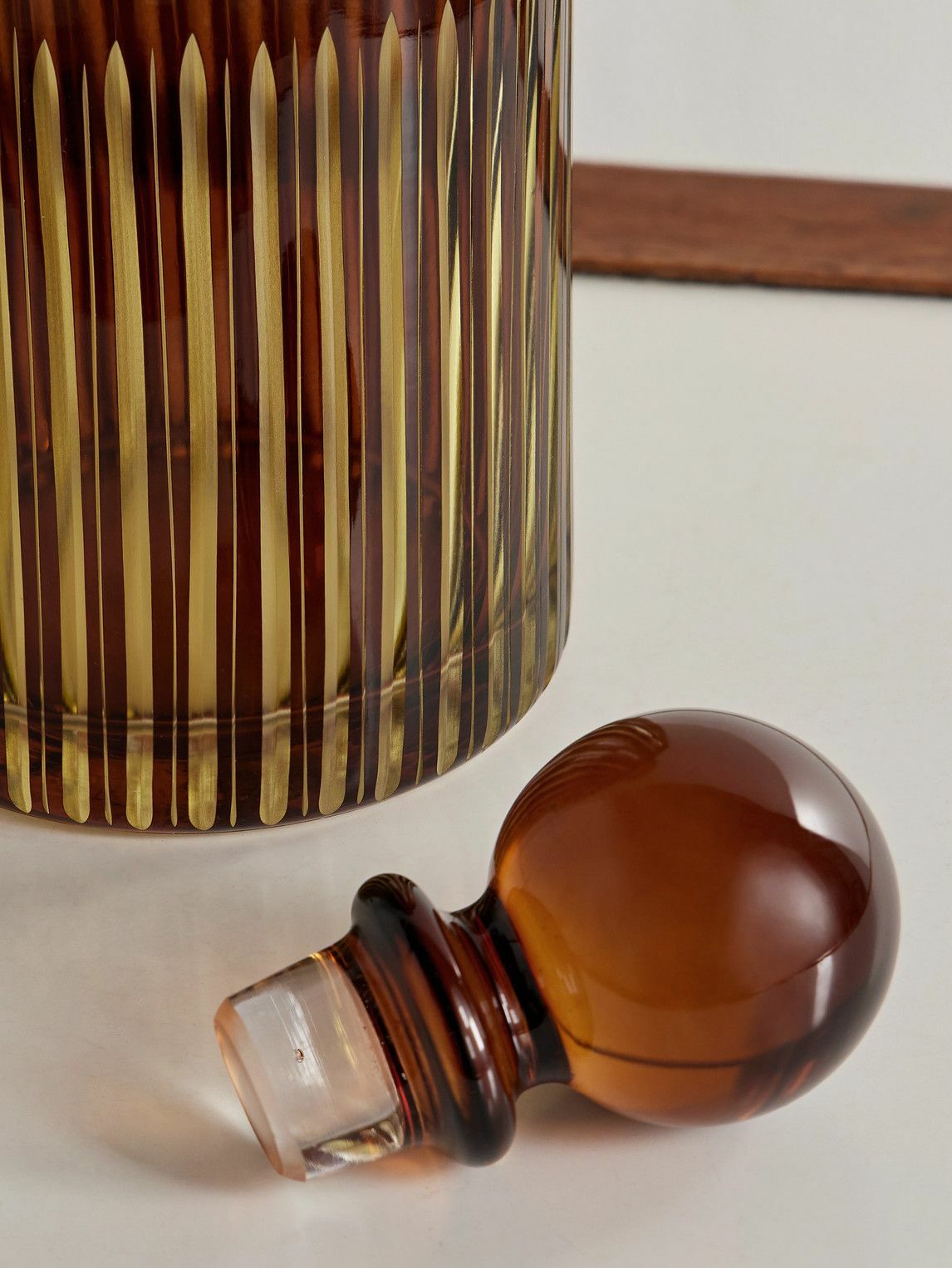 L'Objet - Prism Glass Decanter