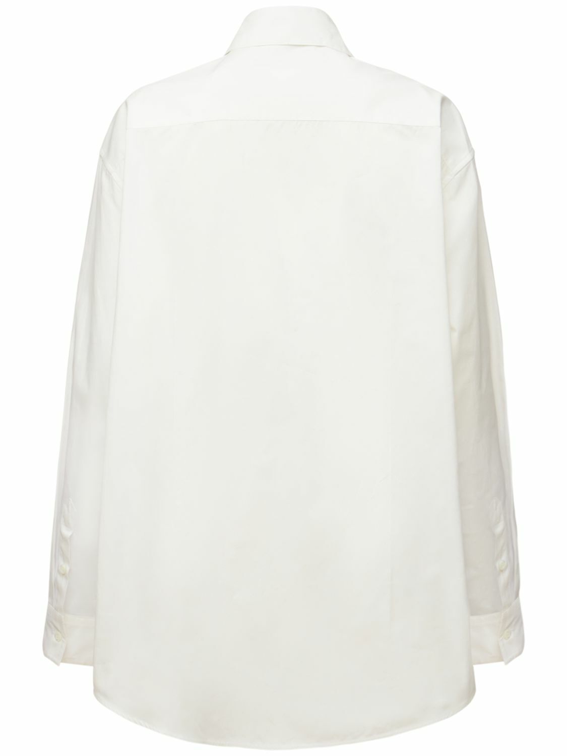 PETER DO - Cotton Blend Poplin Classic Shirt