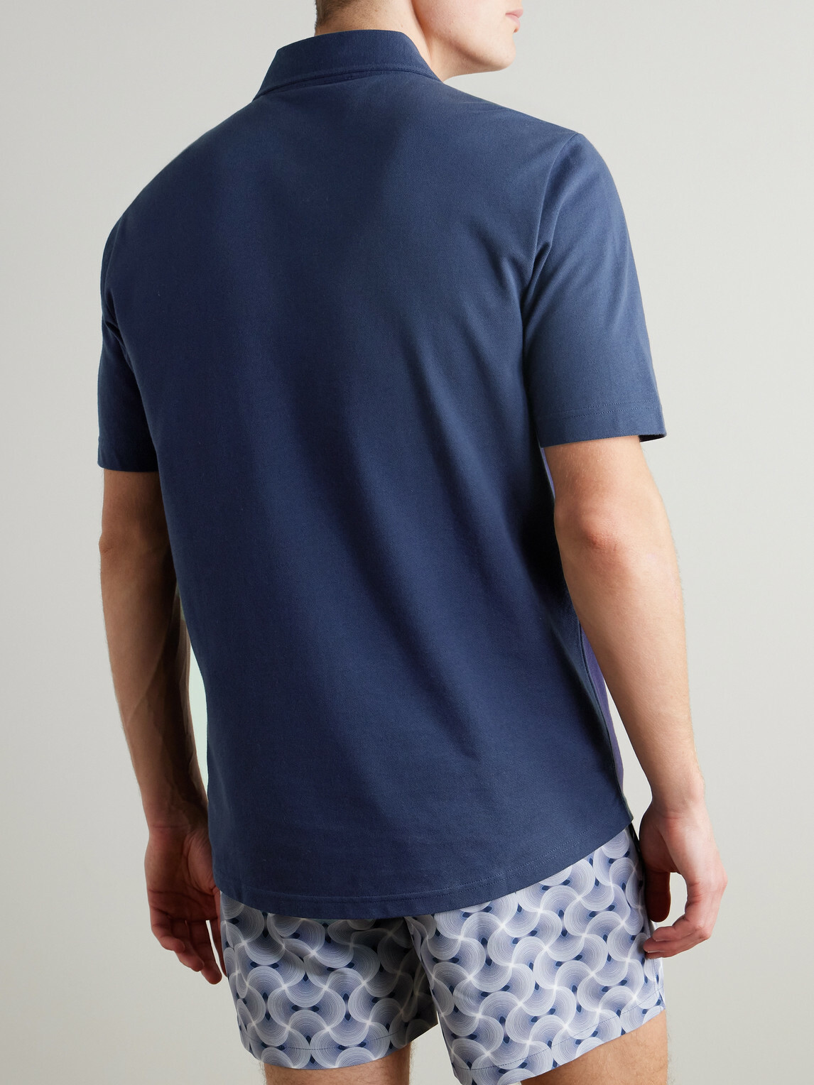Frescobol Carioca - Luca Cotton Polo Shirt - Blue