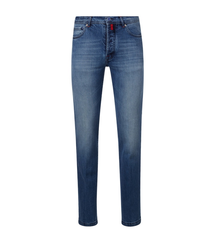 Photo: Kiton Mid-rise skinny jeans