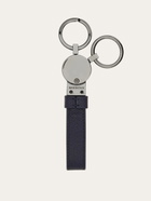 Ferragamo Mens Gancini key holder in Blue