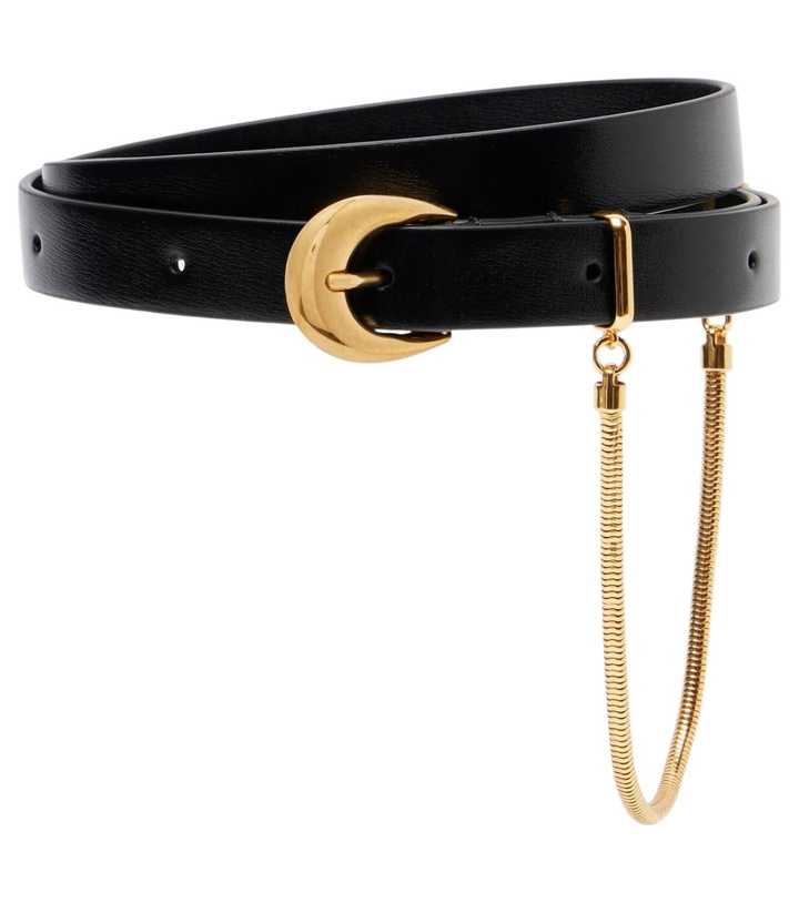 Photo: Jil Sander Curve chain-detail leather belt