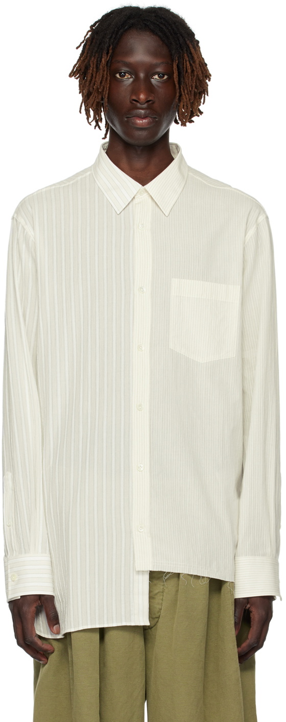 Lanvin White Asymmetric Shirt Lanvin