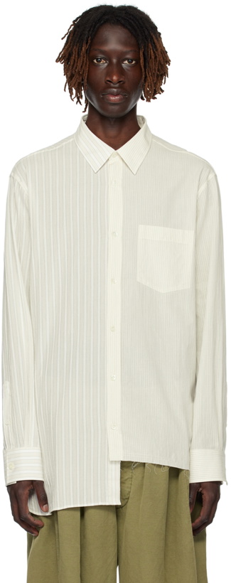 Photo: Lanvin White Asymmetric Shirt