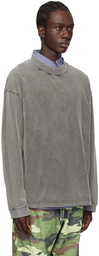 Acne Studios Gray Crewneck Longsleeve T-Shirt