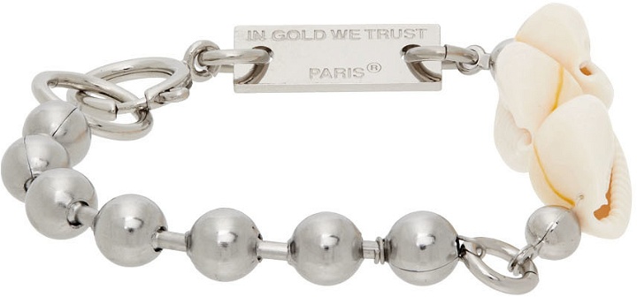 Photo: IN GOLD WE TRUST PARIS Ball Chain Shell Bracelet
