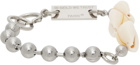 IN GOLD WE TRUST PARIS Ball Chain Shell Bracelet