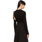 Sara Lanzi Black Detached Sleeve Pullover