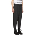 Comme des Garcons Homme Deux Black Striped Trousers