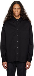 Acne Studios Black Button-Up Shirt