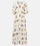 Eres Coffea printed silk maxi dress