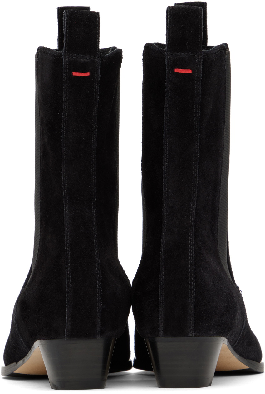 Aeyde Black Kiki Chelsea Boots