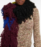 The Attico - Textured wool-blend scarf