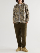 Kestin - Ormiston Convertible-Collar Cotton-Jacquard Shirt Jacket - Neutrals