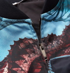 Valentino - Printed Nylon-Twill Bomber Jacket - Blue