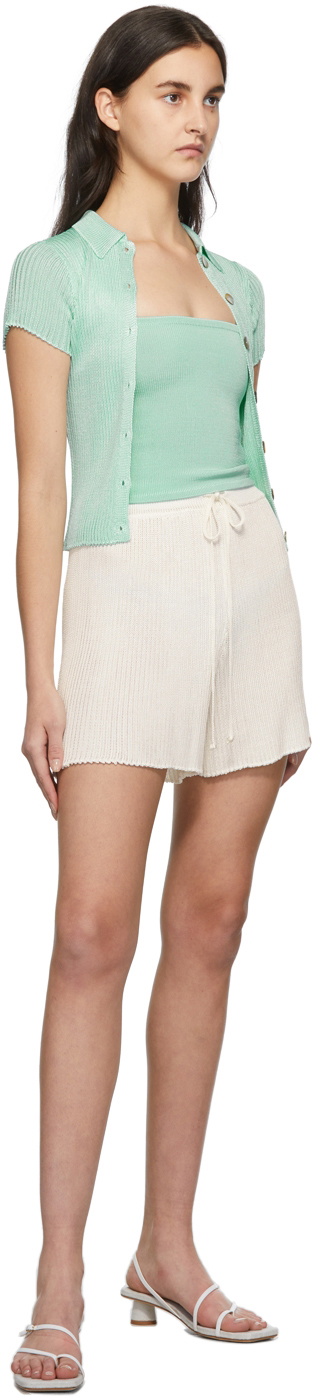Calle Del Mar Green Knit Tank Top