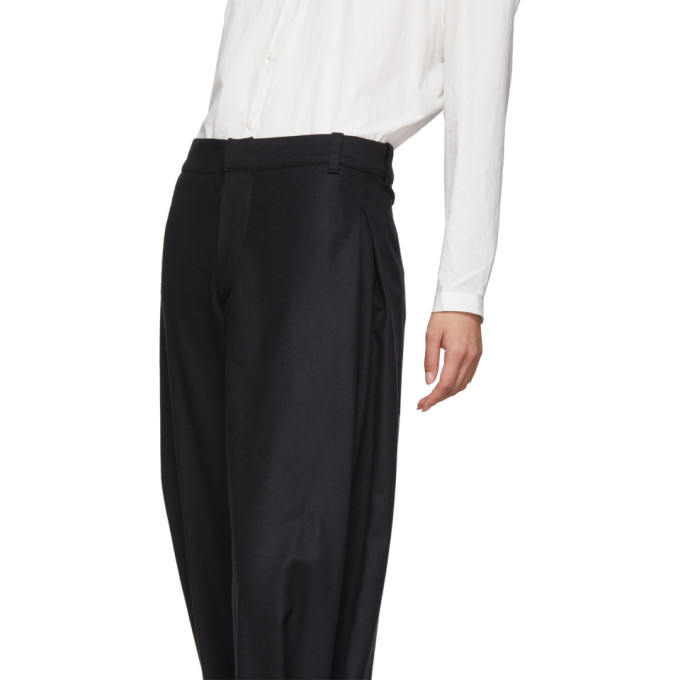 Toogood Black Wool The Artist Trousers Toogood