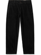 Portuguese Flannel - Straight-Leg Cotton-Corduroy Trousers - Black