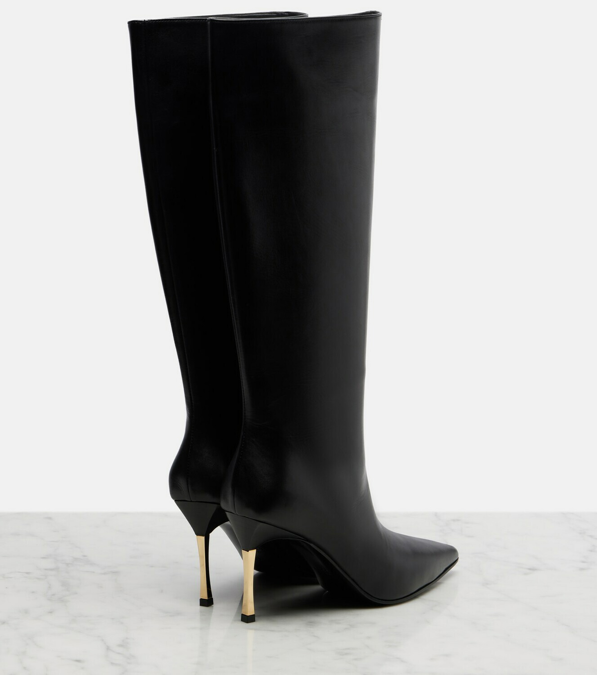 Gucci Bombshell leather knee-high boots