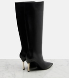 Gucci Bombshell leather knee-high boots