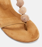 Christopher Esber Sundial Heel 40 thong sandals