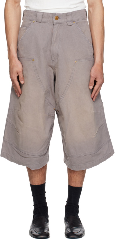 Photo: WILLY CHAVARRIA Gray Stockton Dbl Knee Shorts