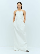 Max Mara Halter Neck Maxi Dress
