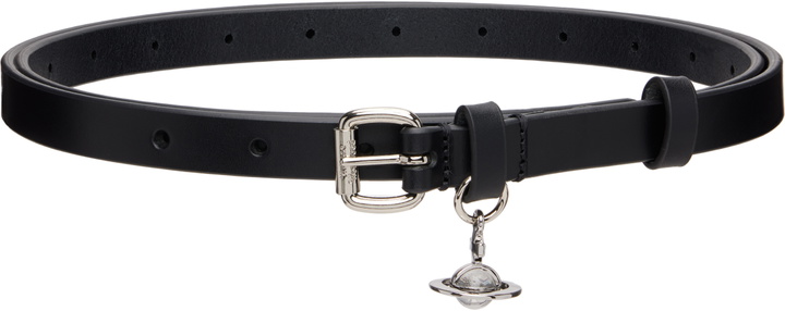 Photo: Vivienne Westwood Black Mini Alex Charm Belt