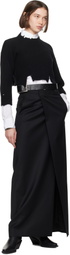 Ann Demeulemeester Black Thordis Cropped Sweater