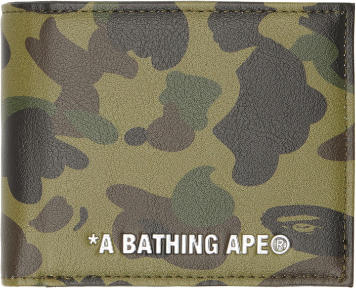 Photo: BAPE Khaki 1st Camo Mini Wallet