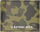 BAPE Khaki 1st Camo Mini Wallet
