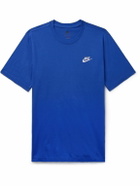 Nike - Sportswear Club Logo-Embroidered Cotton-Jersey T-Shirt - Blue
