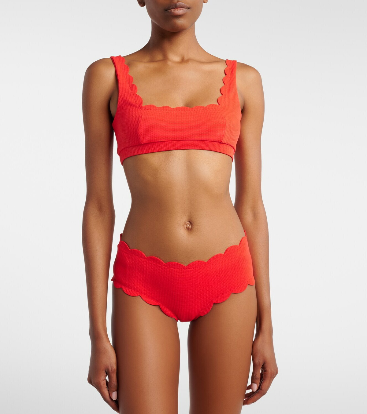 Marysia Spring scalloped bikini bottoms