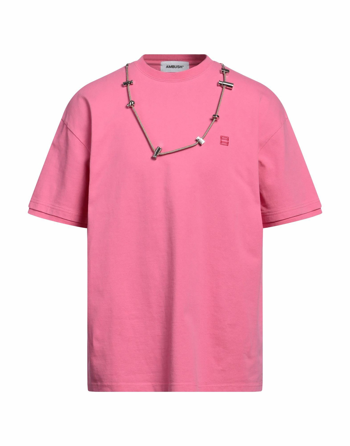 Ambush Mens T-shirt Fuchsia
