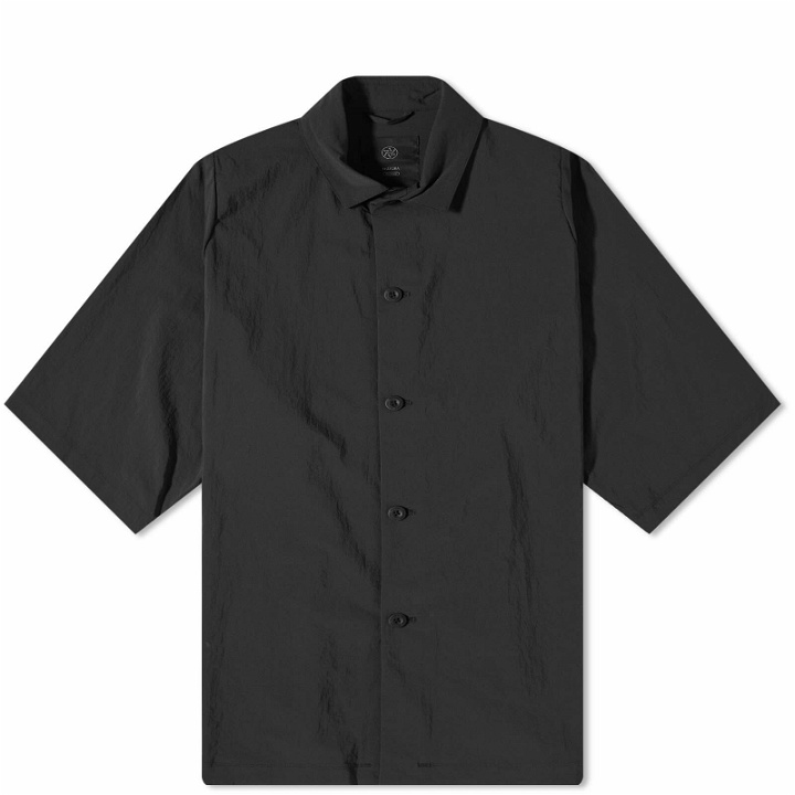 Photo: TEATORA Men's Doctoroid Short Sleeve Wide Shirt in Black