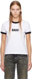 GCDS White 'Basic' T-Shirt