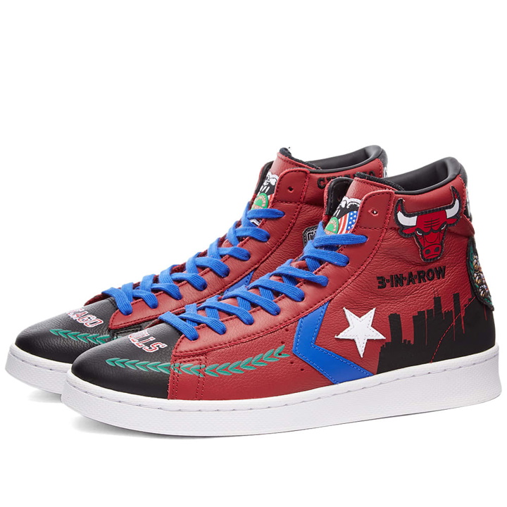 Photo: Converse x Chinatown Market Pro Leather Hi Bulls