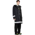 Junya Watanabe Black Layered Gore® Windstopper® Reflective Coat