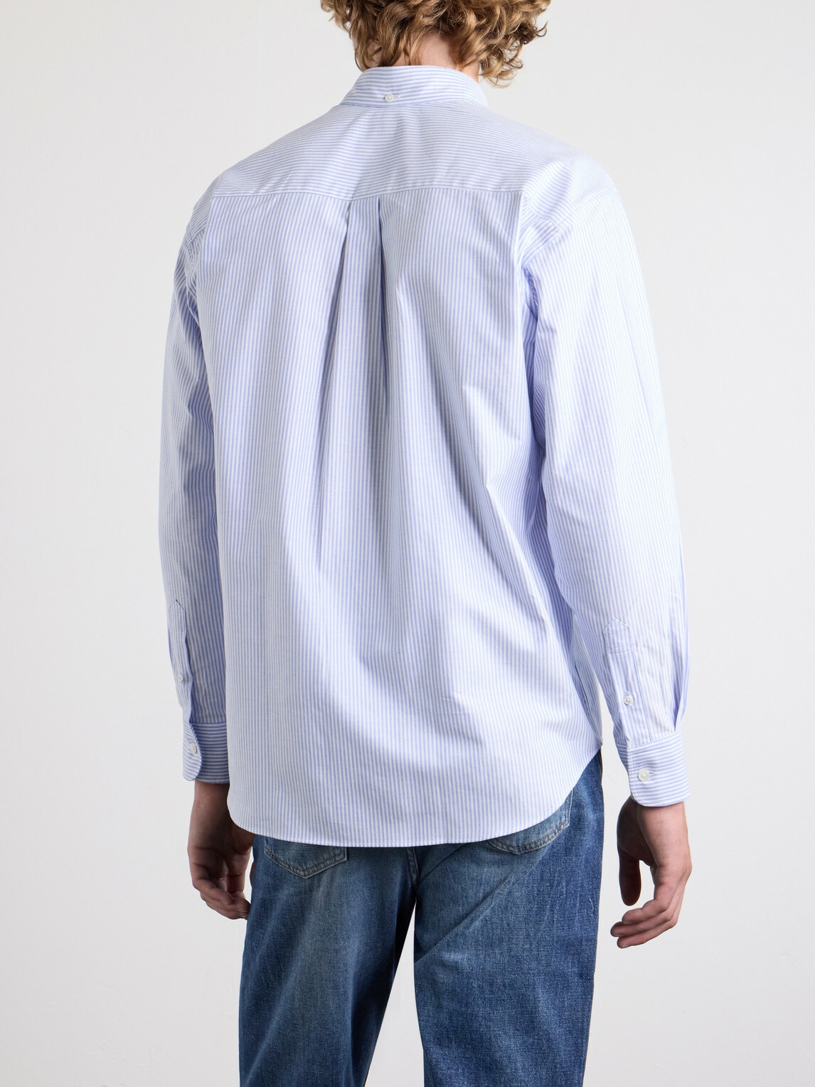Ghiaia Cashmere - Cotton Oxford Shirt - Blue