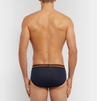 Paul Smith - Pima Cotton-Jersey Briefs - Men - Blue